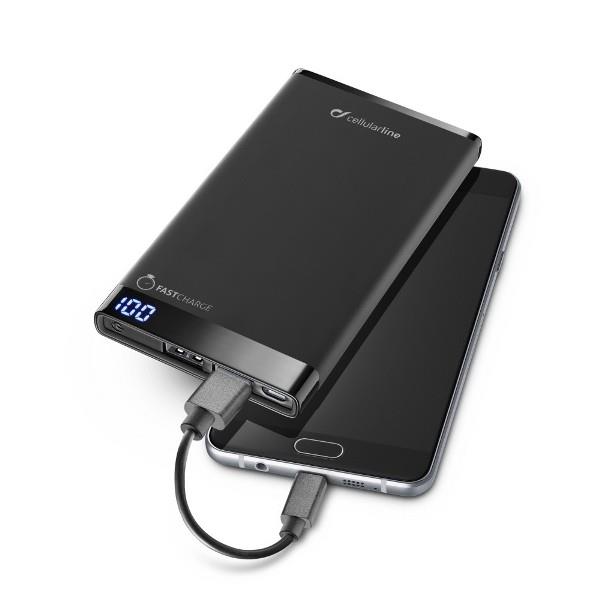 CELLULARLINE PowerBank slim 8000 mAh Cellular Line Freepower Manta 8000 nero